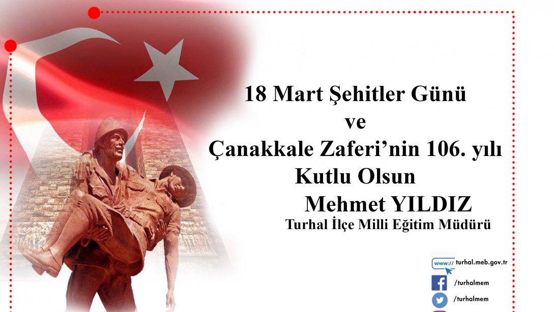 18 Mart Şehitler Günü ve Çanakkale Zaferi'nin 106 yılı Kutlu Olsun