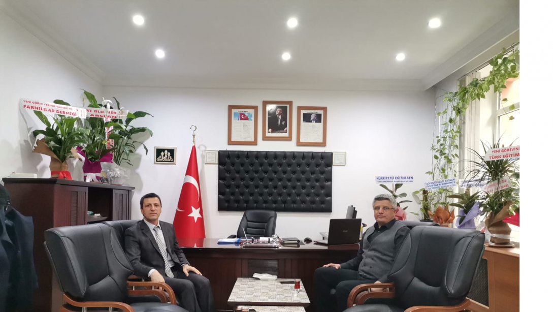 Samsun İl Milli Eğitim Müdürü Dr. Murat Ağar Hayırlı Olsun Ziyaretinde Bulundu.